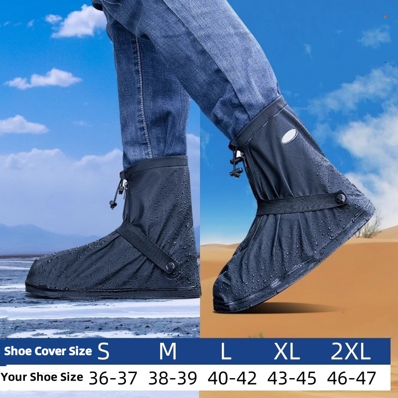 Cycling Shoe Covers - S-XXL 방수 미끄럼 방지 재사용 가능한