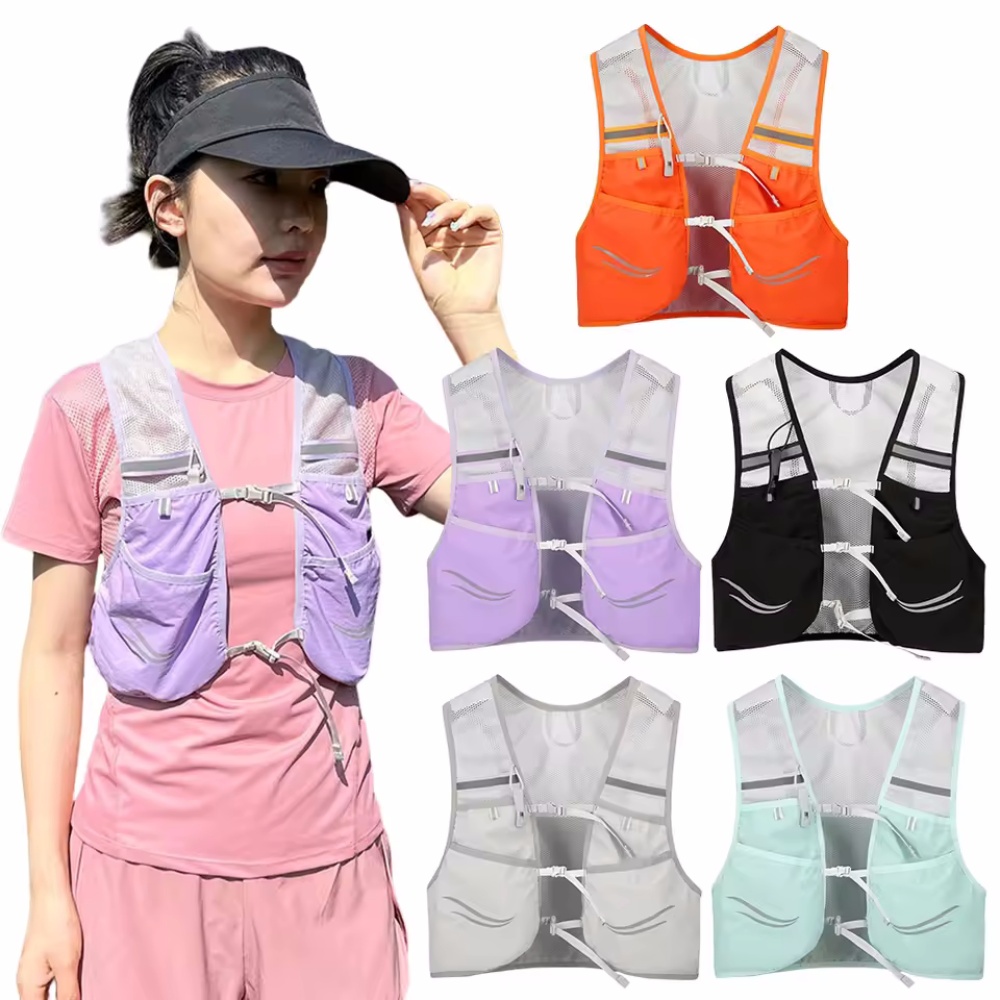 Reflective Cycling Vest - 반사 러닝 조끼 수화 러닝 가슴