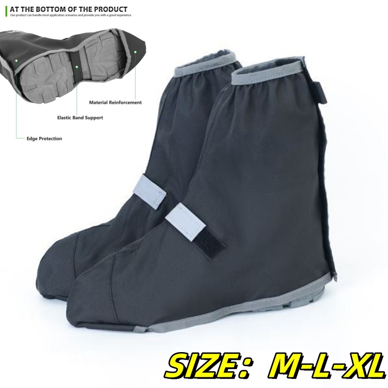 Cycling Shoe Covers - 내구성 있는 옥스포드 방수 레인 부츠