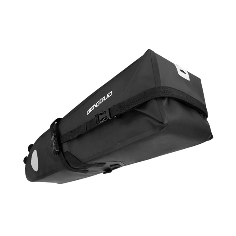 Cycling Gear Black - 1pc 블랙 PU 자전거 안장 가방