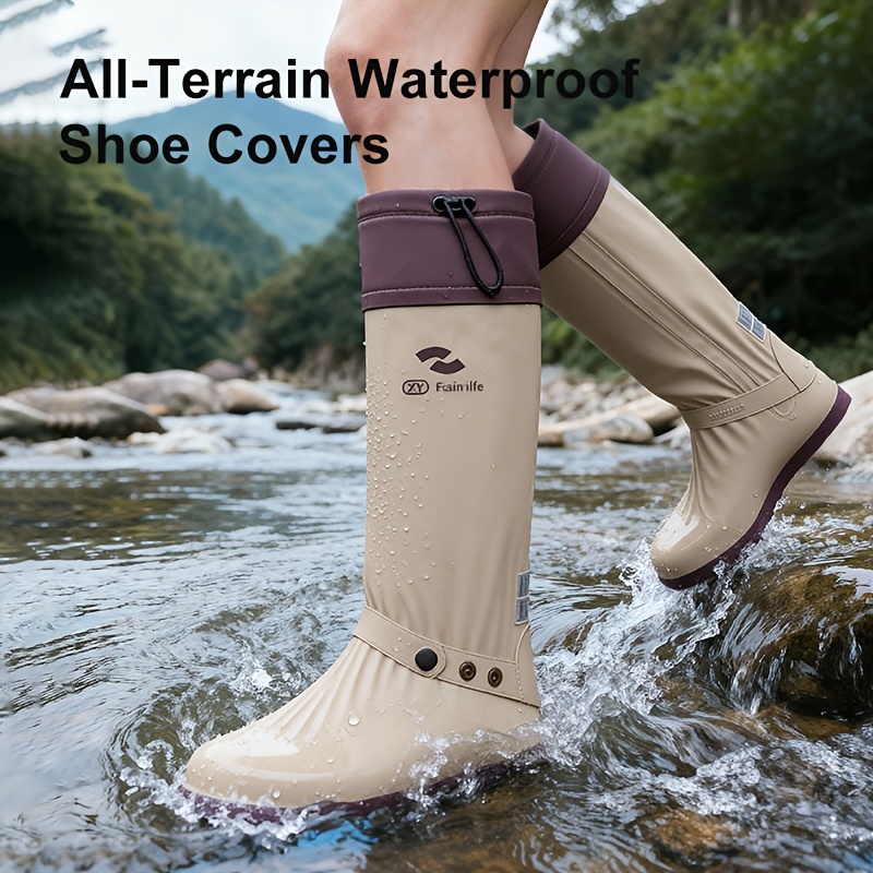 Cycling Shoe Covers - 남녀공용 방수 신발 커버, 레인부츠 커버,