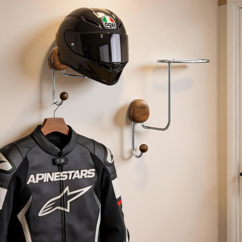 Cycling Gear Display - 벽걸이 헬멧 보관 랙 무타공 헤비듀티