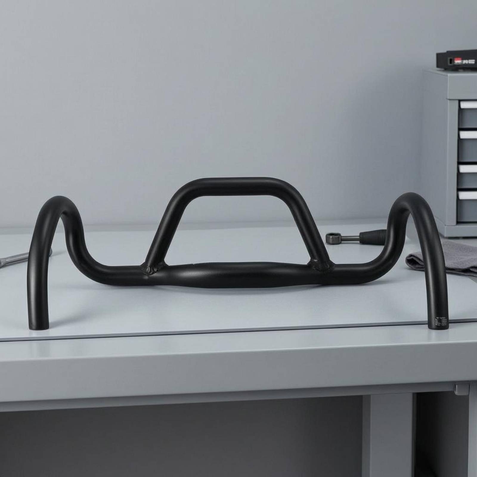 Cycling Gear Black - 알루미늄 드롭 바 31.8mm 클램프 무광