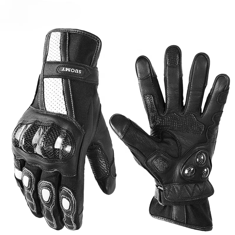 Xxl Cycling Gear - -Suomy 여성용 오토바이 장갑 가죽 오토바이