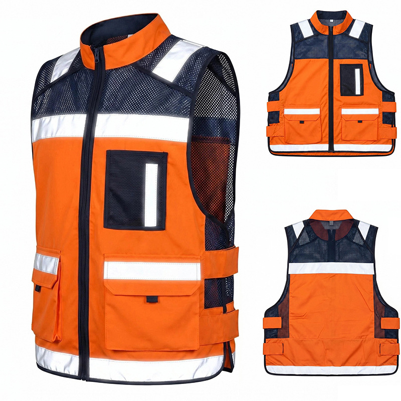 Reflective Cycling Vest - AYGHK 리더십 반사 조끼 안전복 자전거
