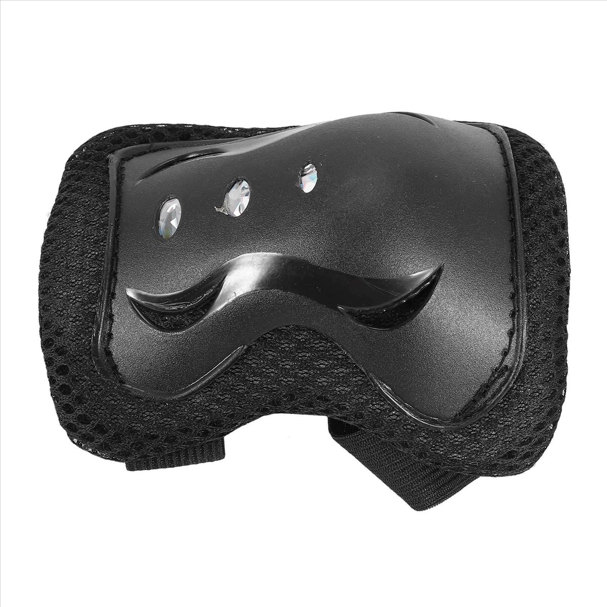 Cycling Gear Black - 【블랙 후오동】2X 무릎 보호대 팔꿈치 보호대