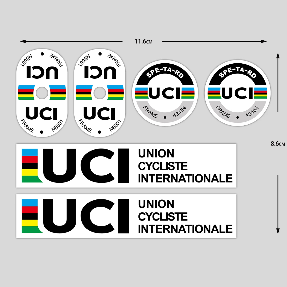 UCI 사이클링 프레임 스티커 내구성 있는 비닐 자가  - Aero Cycling Helmet 리뷰 및 가격