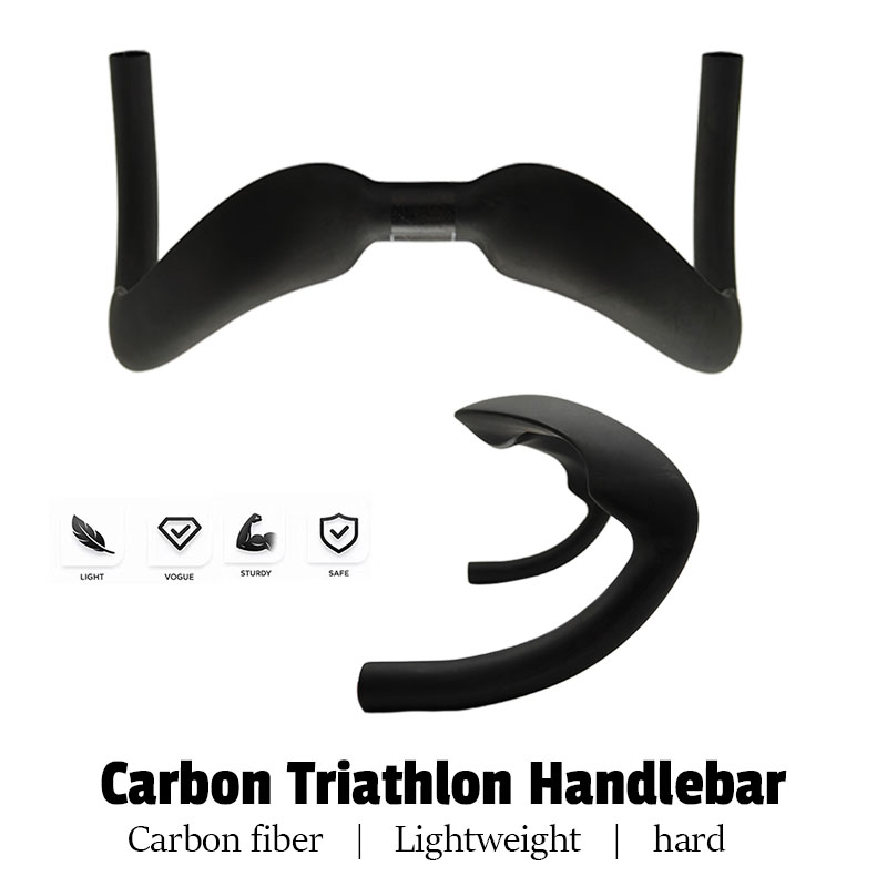 31.8mm 무광 블랙 카본 파이버 트랙 자전거 핸들바 - Cycling Gear Black 리뷰 및 가격