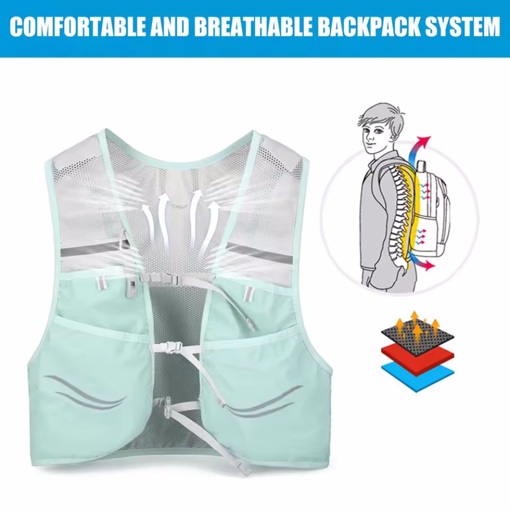 반사 러닝 조끼 수화 러닝 가슴 가방 초경량 사이클링  - Reflective Cycling Vest 리뷰 및 가격