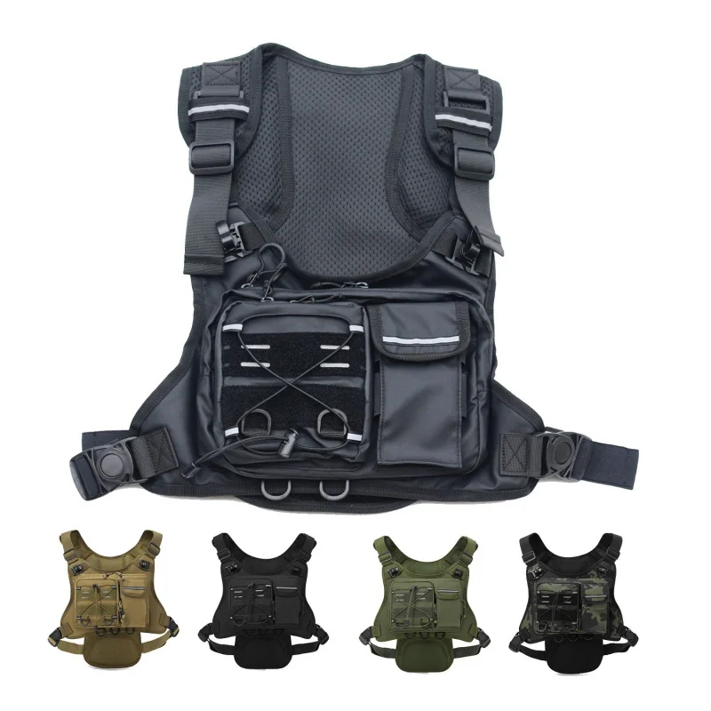 ​ 고품질 전술 조끼 가슴 가방 (2L 물 주머니 포함 - Reflective Cycling Vest 리뷰 및 가격