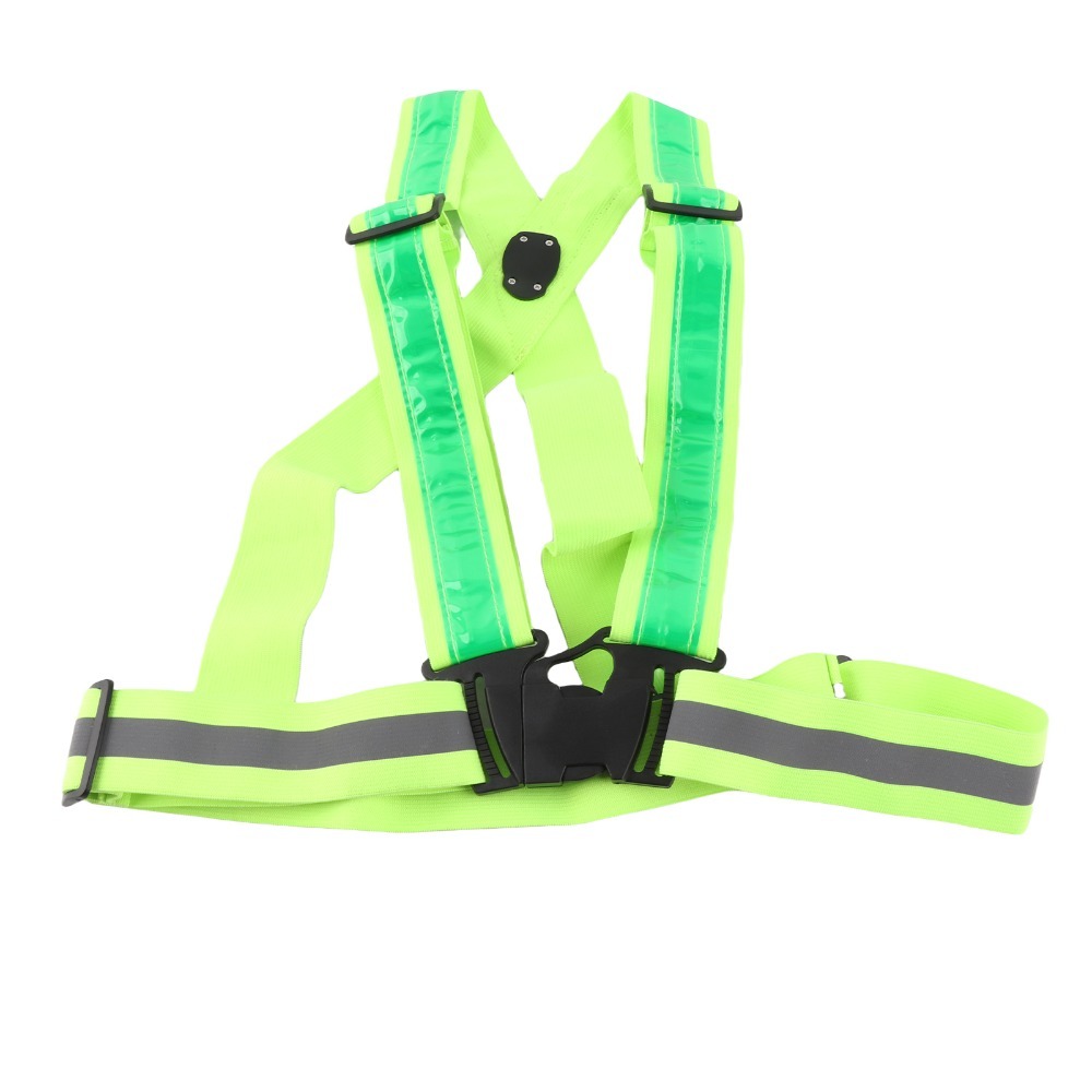 새로운 폴리에스터 LED 안전 조끼 녹색 라이트 USB - Reflective Cycling Vest 리뷰 및 가격