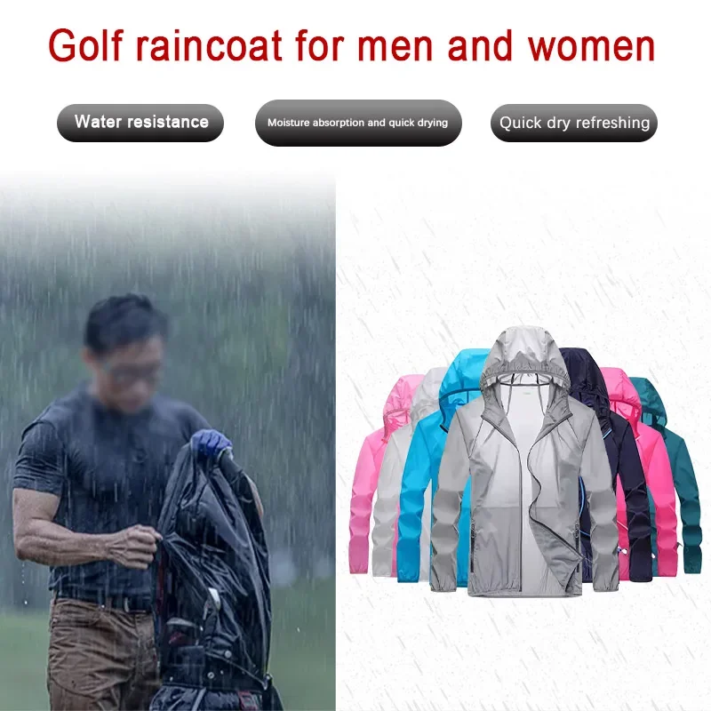 성인용 방수 골프 비옷, 경량 재킷, 야외 오토바이,  - Cycling Gear For Rain 리뷰 및 가격