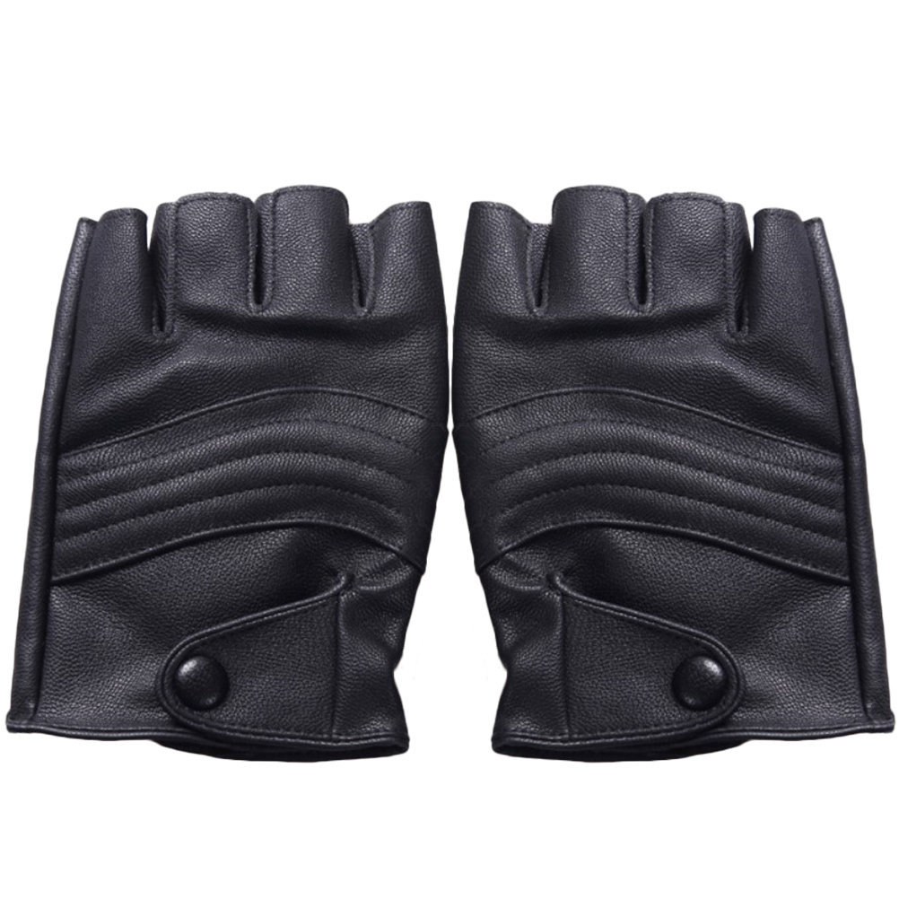 남성용 블랙 핑거리스 장갑 1쌍, 하프 핑거 사이클링  - Cycling Gear Black 리뷰 및 가격