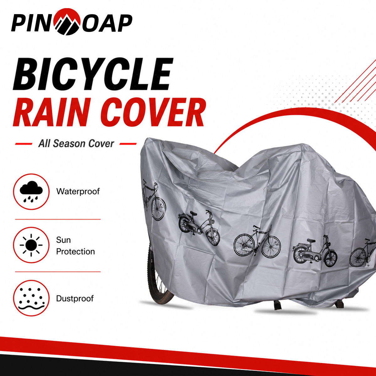 PINMOAP 범용 자전거 레인 커버 방수 야외 자전거 - Cycling Gear For Rain 리뷰 및 가격