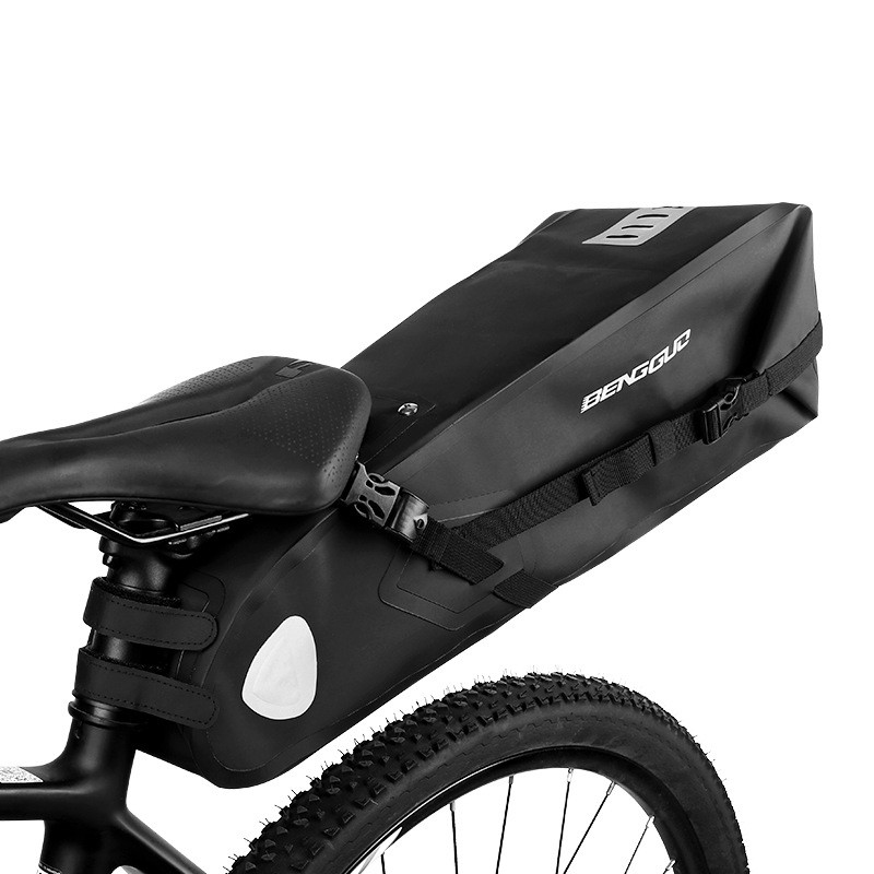 1pc 블랙 PU 자전거 안장 가방 방수 내구성 산악  - Cycling Gear Black 리뷰 및 가격