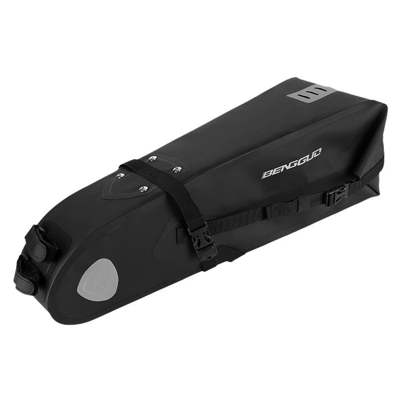 1pc 블랙 PU 자전거 안장 가방 방수 내구성 산악  - Cycling Gear Black 리뷰 및 가격