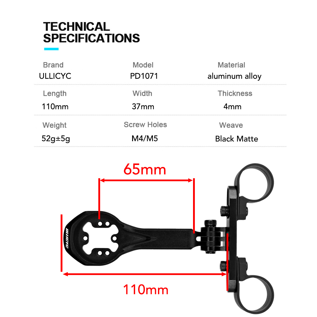 ULLICYC 알루미늄 자전거 컴퓨터 마운트 (비전 T - Cycling Gear Mount 리뷰 및 가격