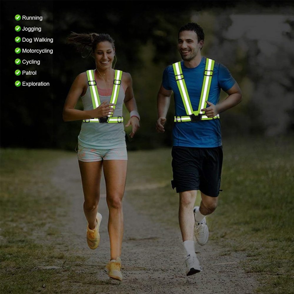 1개입 야간 러닝 조끼 고가시성 반사, 통기성 조절 가 - Reflective Cycling Vest 리뷰 및 가격