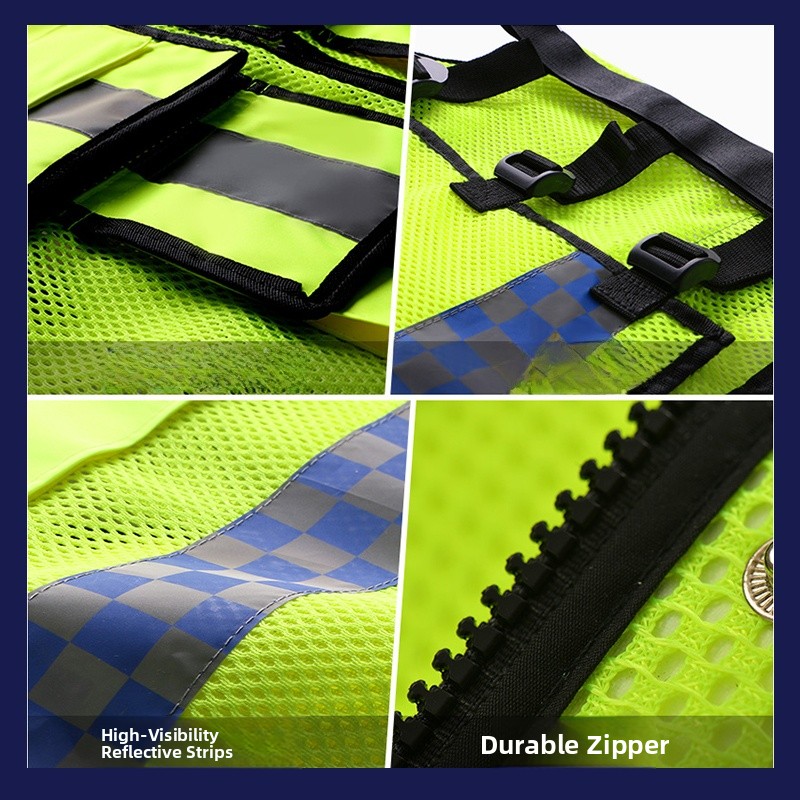 반사 안전 조끼 다기능 포켓 메쉬 도로 순찰 사이클링  - Reflective Cycling Vest 리뷰 및 가격