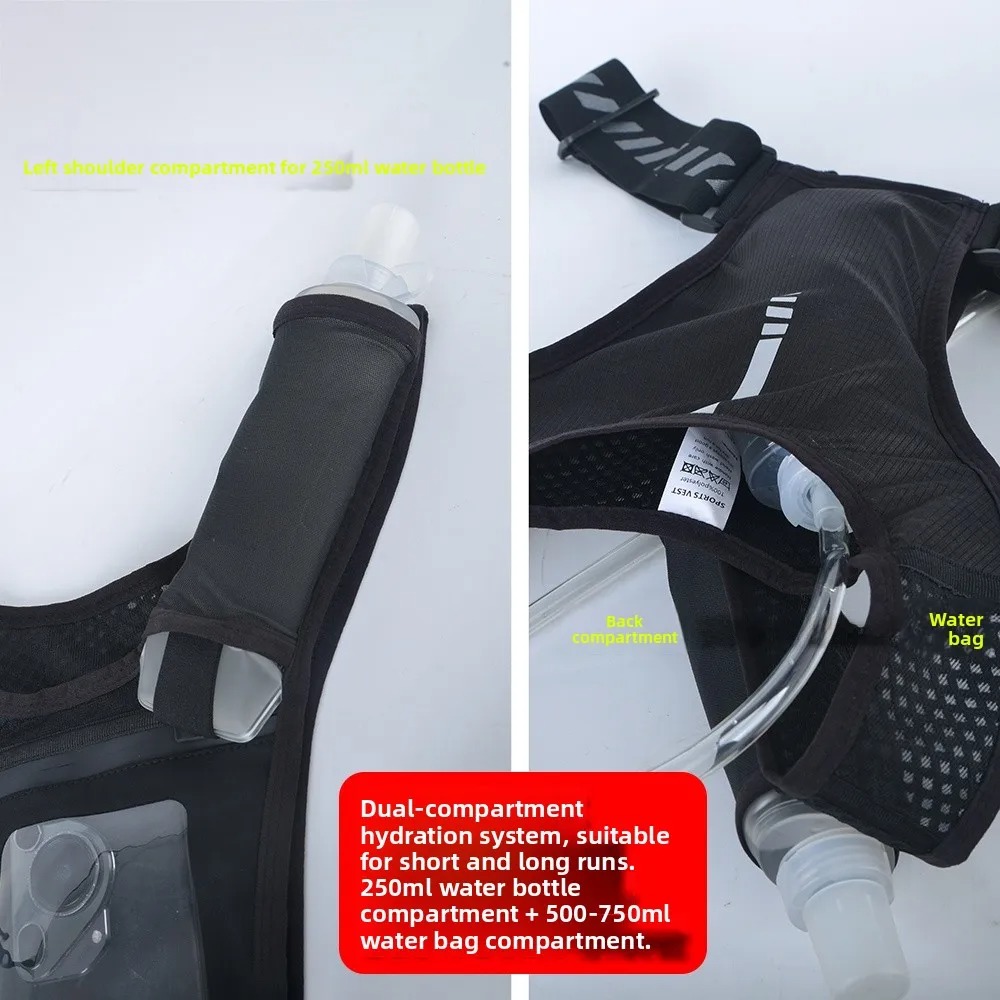새로운 패션 스포츠 반사형 더블 숄더 조끼 팩 대용량  - Reflective Cycling Vest 리뷰 및 가격