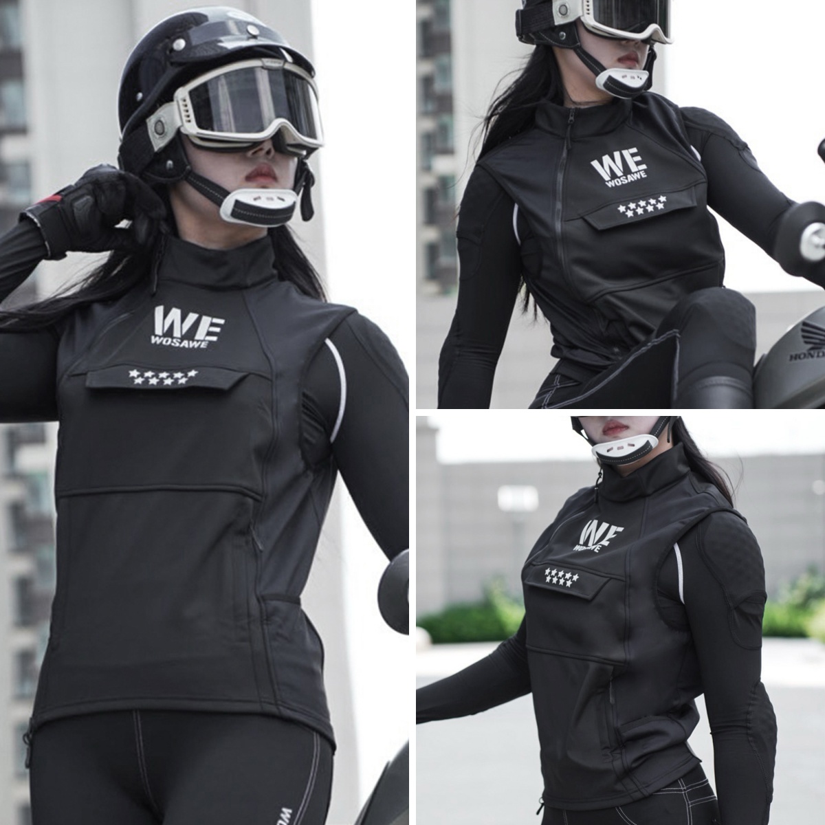 WOSAWE 겨울 오토바이 라이딩 조끼 반사 따뜻한 오 - Reflective Cycling Vest 리뷰 및 가격
