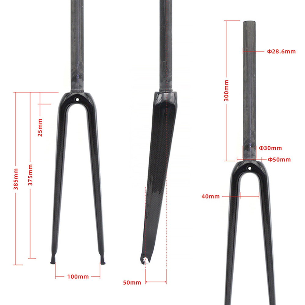 650C 풀 카본 리지드 프론트 포크 로드 바이크 C- - Cycling Gear And Equipment 리뷰 및 가격